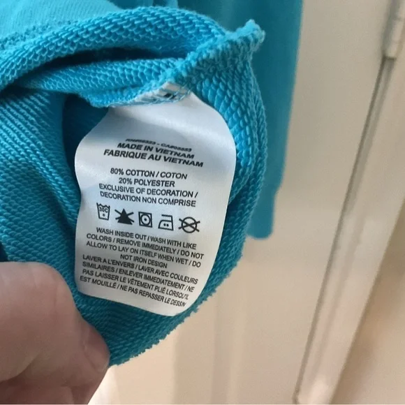 Nike Hoodie sweatshirt Aqua size 2XL - Picture 5 of 10